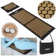 ECO health mat with acupressure spikes and pillow, 110x42cm, XL, golden spikes, Rebel Active ECO health mat with acupressure spikes and pillow, 110x42cm, XL, golden spikes, Rebel Active