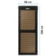ECO health mat with acupressure spikes and pillow, 130x50cm, XXL, golden spikes, Rebel Active