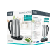 Electric kettle with temperature control, TEESA, stainless steel, 2200W, 1.7L, LED