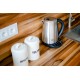 Electric kettle with temperature control, TEESA, stainless steel, 2200W, 1.7L, LED