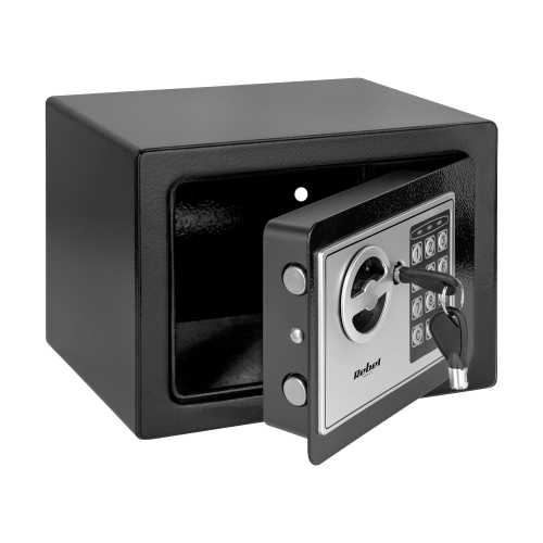 Electronic home safe with PIN code and key - safe for money and documents Rebel RB-7000 Electronic home safe with PIN code and key - safe for money and documents Rebel RB-7000