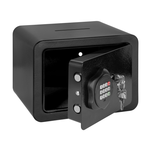 Electronic home safe with PIN code and key - safe for money and documents Rebel RB-7001 Electronic home safe with PIN code and key - safe for money and documents Rebel RB-7001