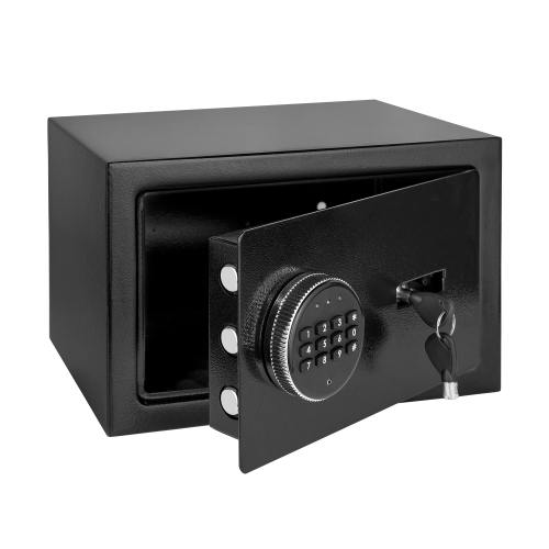 Electronic home safe with PIN code and key - safe for money and documents Rebel RB-7002 Electronic home safe with PIN code and key - safe for money and documents Rebel RB-7002