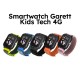 Garett Kids Tech 4G išmanusis laikrodis juodas velcro