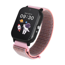 Garett Kids Tech 4G išmanusis laikrodis rožinis velcro