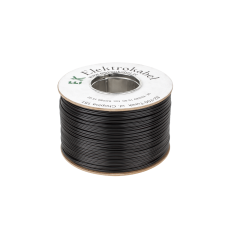 Garsiakalbio kabelis SMYp 2 x 0.75 mm juodas 100 m