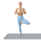 Gimnastikos kilimėlis jogai, pilatesui, fitnesui, 183x61cm, 1cm storio, TPE medžiaga, pilkas, REBEL ACTIVE Gimnastikos kilimėlis jogai, pilatesui, fitnesui, 183x61cm, 1cm storio, TPE medžiaga, pilkas, REBEL ACTIVE