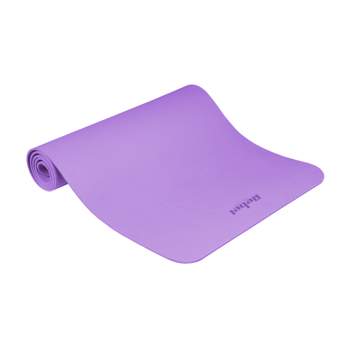 Gimnastikos kilimėlis jogai, pilatesui, fitnesui, 183x61cm, 1cm storio, TPE medžiaga, violetinė, REBEL ACTIVE Gimnastikos kilimėlis jogai, pilatesui, fitnesui, 183x61cm, 1cm storio, TPE medžiaga, violetinė, REBEL ACTIVE