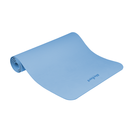Gimnastikos kilimėlis jogai, pilatesui, fitnesui, 183x61cm, 4mm storio, TPE medžiaga, mėlynas, REBEL ACTIVE Gimnastikos kilimėlis jogai, pilatesui, fitnesui, 183x61cm, 4mm storio, TPE medžiaga, mėlynas, REBEL ACTIVE