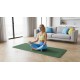 Gymnastics mat for yoga, pilates, fitness, 183x61cm, 4mm thick, TPE material, green, REBEL ACTIVE Gymnastics mat for yoga, pilates, fitness, 183x61cm, 4mm thick, TPE material, green, REBEL ACTIVE