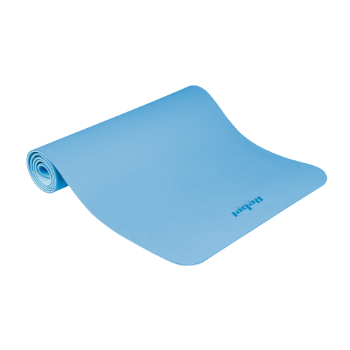 Gimnastikos kilimėlis jogai, pilatesui, fitnesui, 183x61cm, 6mm storio, TPE medžiaga, mėlynas, REBEL ACTIVE Gimnastikos kilimėlis jogai, pilatesui, fitnesui, 183x61cm, 6mm storio, TPE medžiaga, mėlynas, REBEL ACTIVE