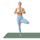 Gimnastikos kilimėlis jogai, pilatesui, fitnesui, 183x61cm, 6mm storio, TPE medžiaga, žalias, REBEL ACTIVE Gimnastikos kilimėlis jogai, pilatesui, fitnesui, 183x61cm, 6mm storio, TPE medžiaga, žalias, REBEL ACTIVE