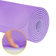 Gimnastikos kilimėlis jogai, pilatesui, fitnesui, 200x90cm, 1cm storio, TPE medžiaga, violetinė, REBEL ACTIVE Gimnastikos kilimėlis jogai, pilatesui, fitnesui, 200x90cm, 1cm storio, TPE medžiaga, violetinė, REBEL ACTIVE