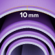 Gimnastikos kilimėlis jogai, pilatesui, fitnesui, 200x90cm, 1cm storio, TPE medžiaga, violetinė, REBEL ACTIVE Gimnastikos kilimėlis jogai, pilatesui, fitnesui, 200x90cm, 1cm storio, TPE medžiaga, violetinė, REBEL ACTIVE
