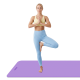Gimnastikos kilimėlis jogai, pilatesui, fitnesui, 200x90cm, 1cm storio, TPE medžiaga, violetinė, REBEL ACTIVE Gimnastikos kilimėlis jogai, pilatesui, fitnesui, 200x90cm, 1cm storio, TPE medžiaga, violetinė, REBEL ACTIVE