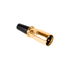 GOLD male microphone plug