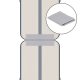 Airtrack REBEL 300x100x10 gymnastic and acrobatic track - grey Airtrack REBEL 300x100x10 gymnastic and acrobatic track - grey