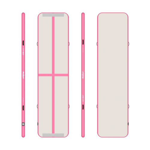 Airtrack REBEL 400x100x10 gymnastic and acrobatic track - pink Airtrack REBEL 400x100x10 gymnastic and acrobatic track - pink