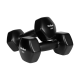 >>>HEX ketaus vinilo hantelių rinkinys 30 kg (2x1 kg + 2x2 kg + 2x3 kg + 2x4 kg + 2x5 kg), REBEL ACTIVE