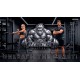 >>>Olimpiniai gumuoti BUMPER svareliai, BEAST serijos, 2 x 15 kg rinkinys, skylės skersmuo 51 mm, REBEL ACTIVE