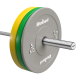 >>>Olimpiniai gumuoti BUMPER svareliai, BEAST serijos, 2 x 5 kg rinkinys, skylės skersmuo 51 mm, REBEL ACTIVE