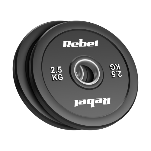 >>>Olimpiniai gumuoti BUMPER svareliai, BEAST serijos, rinkinys 2 x 2.5 kg, skylės skersmuo 51 mm, REBEL ACTIVE >>>Olimpiniai gumuoti BUMPER svareliai, BEAST serijos, rinkinys 2 x 2.5 kg, skylės skersmuo 51 mm, REBEL ACTIVE