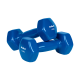 >>>ŠEŠIAKAMPIAI ketaus vinilo hanteliai 2 x 1.5 kg, REBEL ACTIVE >>>ŠEŠIAKAMPIAI ketaus vinilo hanteliai 2 x 1.5 kg, REBEL ACTIVE