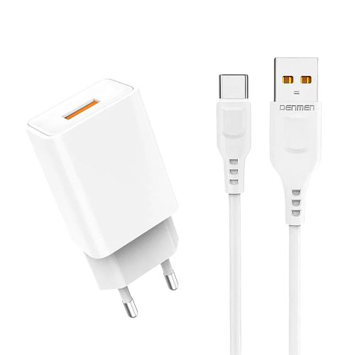 >>USB sieninis įkroviklis + USB C tipo laidas 2400 mA 12 W >>USB sieninis įkroviklis + USB C tipo laidas 2400 mA 12 W