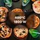 TEESA SUPREME MAX picos krosnelė 1800 W, 400 laipsnių, du kaitinimo elementai, langelis, raudona, 35 cm TEESA SUPREME MAX picos krosnelė 1800 W, 400 laipsnių, du kaitinimo elementai, langelis, raudona, 35 cm