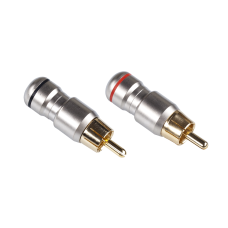 HD-287 metalinis RCA kištukas