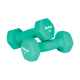 HEX cast iron neoprene dumbbells set 12kg (2x1kg+2x2kg+2x3kg), REBEL ACTIVE