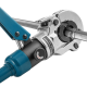 Hydraulic pipe crimper 12 tips E6251
