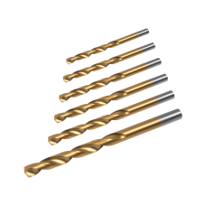 HSS metal drill bit set 6 pcs.