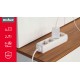 Extension cord 4 sockets 2m German type without switch (3x1.5mm) Rebel white Extension cord 4 sockets 2m German type without switch (3x1.5mm) Rebel white