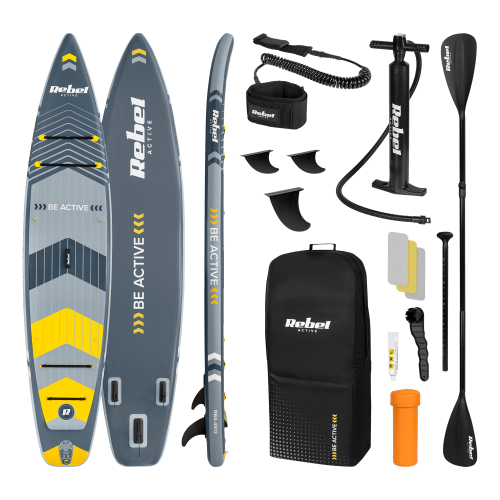 SUP board REBEL ACTIVE PRO Touring, 381x81x15, set SUP board REBEL ACTIVE PRO Touring, 381x81x15, set