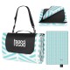 Insulated picnic mat blanket with long strap 200x300 cm TEESA - blue ear Insulated picnic mat blanket with long strap 200x300 cm TEESA - blue ear