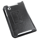 Black case dedicated to Samsung Galaxy Tab P3100 (natural leather)