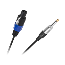 Cable JACK 6.3 plug - STC plug 10m HQ