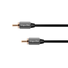 Cable 1RCA-1RCA 1.0m Kruger&Matz