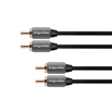 Cable 2RCA-2RCA 1.8m Kruger&Matz