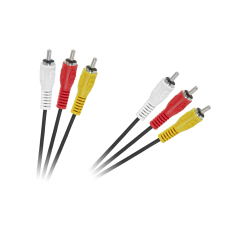 Kabelis 3 x RCA – 3 x RCA 1.5 m