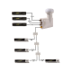 Converter OPTICUM UNICABLE SCR/3LEGACY ROBUST 4UB