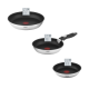 Set of frying pans with detachable handle 22cm, 24cm 28 cm TEESA FRYING PANS SINGLE HAND
