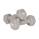 Cast iron neoprene dumbbells HEX 2x4kg, REBEL ACTIVE Cast iron neoprene dumbbells HEX 2x4kg, REBEL ACTIVE