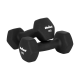 Cast iron neoprene dumbbells HEX 2x6kg, REBEL ACTIVE Cast iron neoprene dumbbells HEX 2x6kg, REBEL ACTIVE