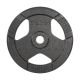 Ketaus olimpinis svarmuo 25 kg, 51 mm skylė, plokštelė su rankenomis, REBEL ACTIVE