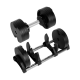 Cast iron adjustable automatic dumbbell 36 kg, 2 kg increments, REBEL ACTIVE Cast iron adjustable automatic dumbbell 36 kg, 2 kg increments, REBEL ACTIVE