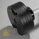 Cast iron adjustable automatic dumbbell 36 kg, 2 kg increments, REBEL ACTIVE Cast iron adjustable automatic dumbbell 36 kg, 2 kg increments, REBEL ACTIVE