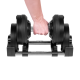 Cast iron adjustable automatic dumbbell 24 kg, 1 kg increments, REBEL ACTIVE Cast iron adjustable automatic dumbbell 24 kg, 1 kg increments, REBEL ACTIVE