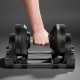 Cast iron adjustable automatic dumbbell 24 kg, 1 kg increments, REBEL ACTIVE Cast iron adjustable automatic dumbbell 24 kg, 1 kg increments, REBEL ACTIVE